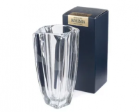 9K7/8KG17/0/99S76/330-169 Ваза стеклянная 33см, Crystal BOHEMIA, серия "AREZZO" 