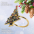 ANLAF-X-008U Кольцо для салфеток 6 см, Anna Lafarg, Новогодняя ель, New year, металл/стразы, золотистое ANLAF-X-008U Кольцо для салфеток 6 см, Anna Lafarg, Новогодняя ель, New year, металл/стразы, золотистое