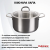 SF-CA3020G Кастрюля 3,0л индукция, нержавеющая сталь, Kukmara, серия Safia  