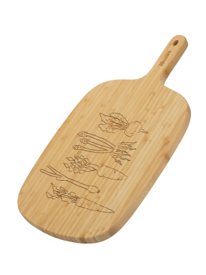 93-BM-2-03.4 Доска разделочная  с ручкой 48*25,5*1,9см Linea Bamboo