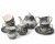 40-0404 Сахарница с крышкой 280мл, Claytan, декор ROME GREY 40-0404 Сахарница с крышкой 280мл, Claytan, декор ROME GREY