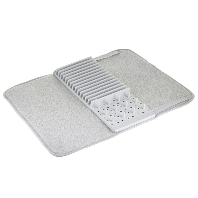 SS00002 Коврик для сушки посуды серый 43*33см Bris Smart Solutions
