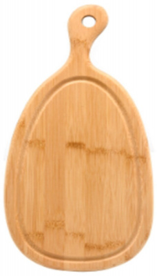 ABX170 Доска разделочная деревянная 14*28*1,5см, BAMBOO CURVE, бамбуковая 