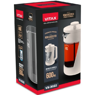 VX-3022 VITAX Френч-пресс 600мл New Leicester