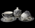 40-0404 Сахарница с крышкой 280мл, Claytan, декор ROME GREY 40-0404 Сахарница с крышкой 280мл, Claytan, декор ROME GREY