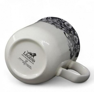 20-0404 Кружка 340мл, Claytan, декор ROME GREY