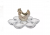 ANLAF-0018EH Блюдо пасхальное, 15 см, золотистое, Курица, Golden Easter 6 отделений, стекло ANLAF-0018EH Блюдо пасхальное, 15 см, золотистое, Курица, Golden Easter 6 отделений, стекло