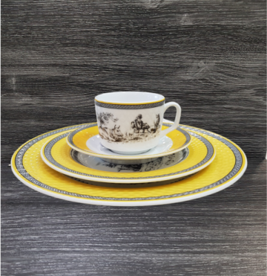 Блюдце 14см Village 019/082/0014/0677 Zarin Iran Porcelain