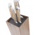 PDN102088OA4 Подставка для кухонных ножей, универсальная, 10*10*23см, дуб коричневый, композитный ма PDN102088OA4 Подставка для кухонных ножей, универсальная, 10*10*23см, дуб коричневый, композитный ма