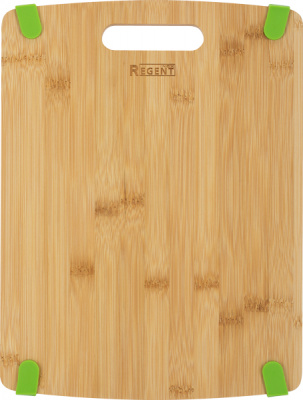 93-BM-4-02.2 Доска разделочная  с силиконовыми вставками 33*25*1,5см, Linea Bamboo