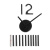 1005400-040 Настенные часы Umbra, серия Blink 